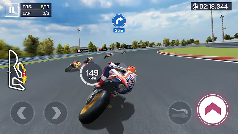 Capture d'écran 5 de Moto Rider, Bike Racing Game