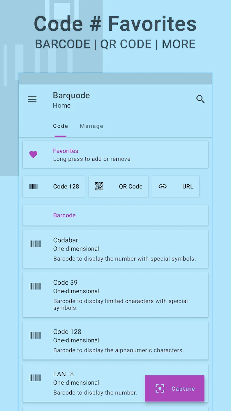 Captura de pantalla de Barquode 1