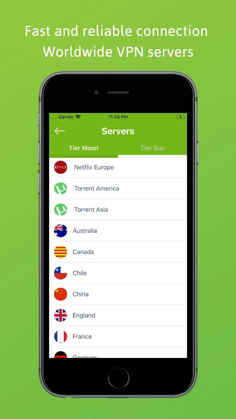 Kiwi VPN screenshot 2