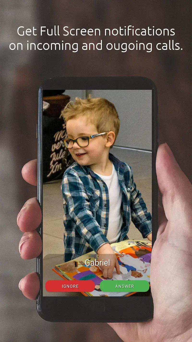 Full Screen Caller ID 스크린샷 1