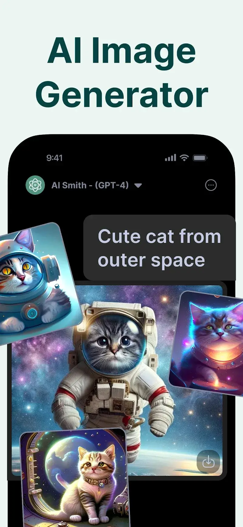 Screenshot aplikasi AI Chat Smith 3