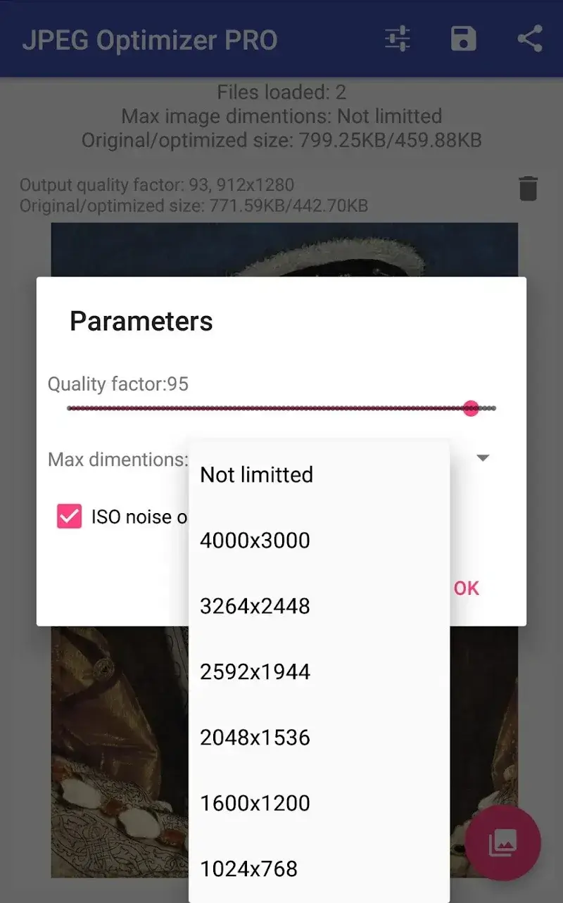 JPEG Optimizer PRO screenshot 3