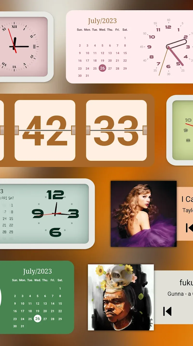 Cuplikan layar Widget 5