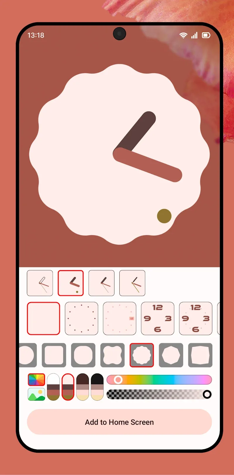 Cuplikan layar Widget 1