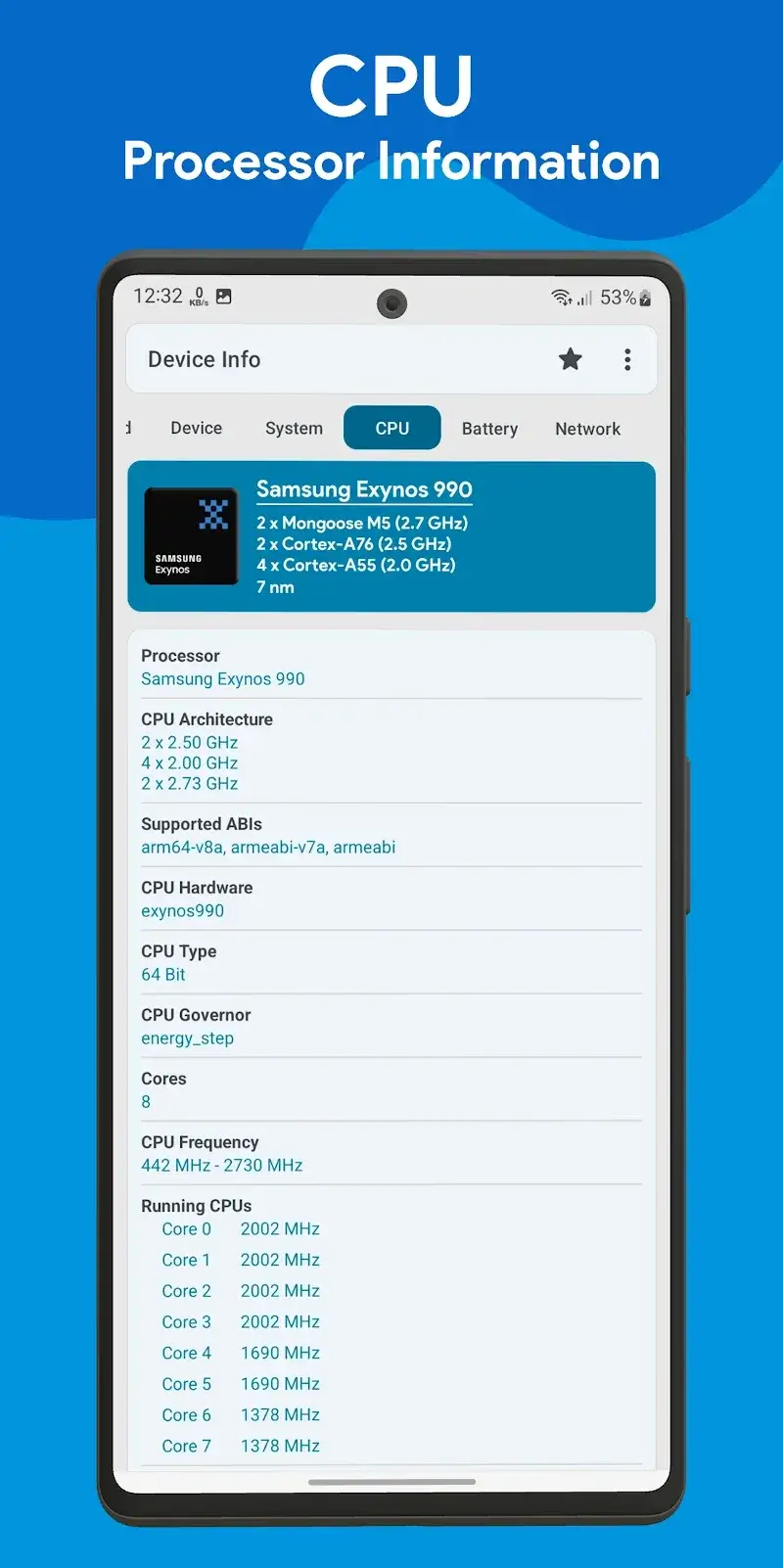 Device Info スクリーンショット 3