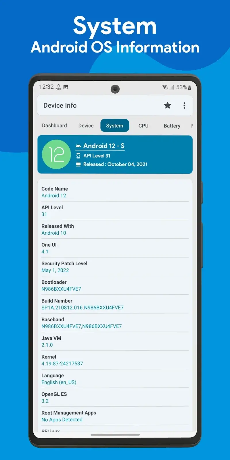 Device Info スクリーンショット 2