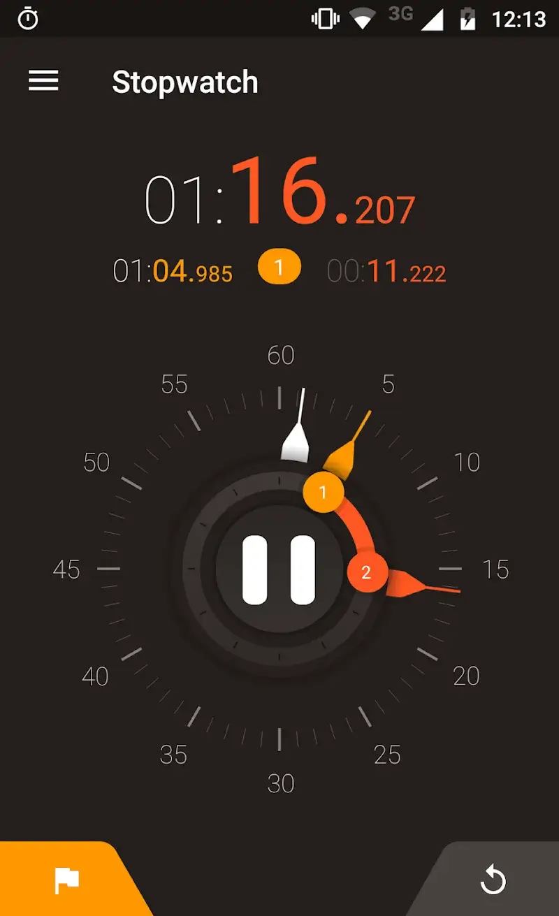 Hybrid Stopwatch and Timer Screenshot 5