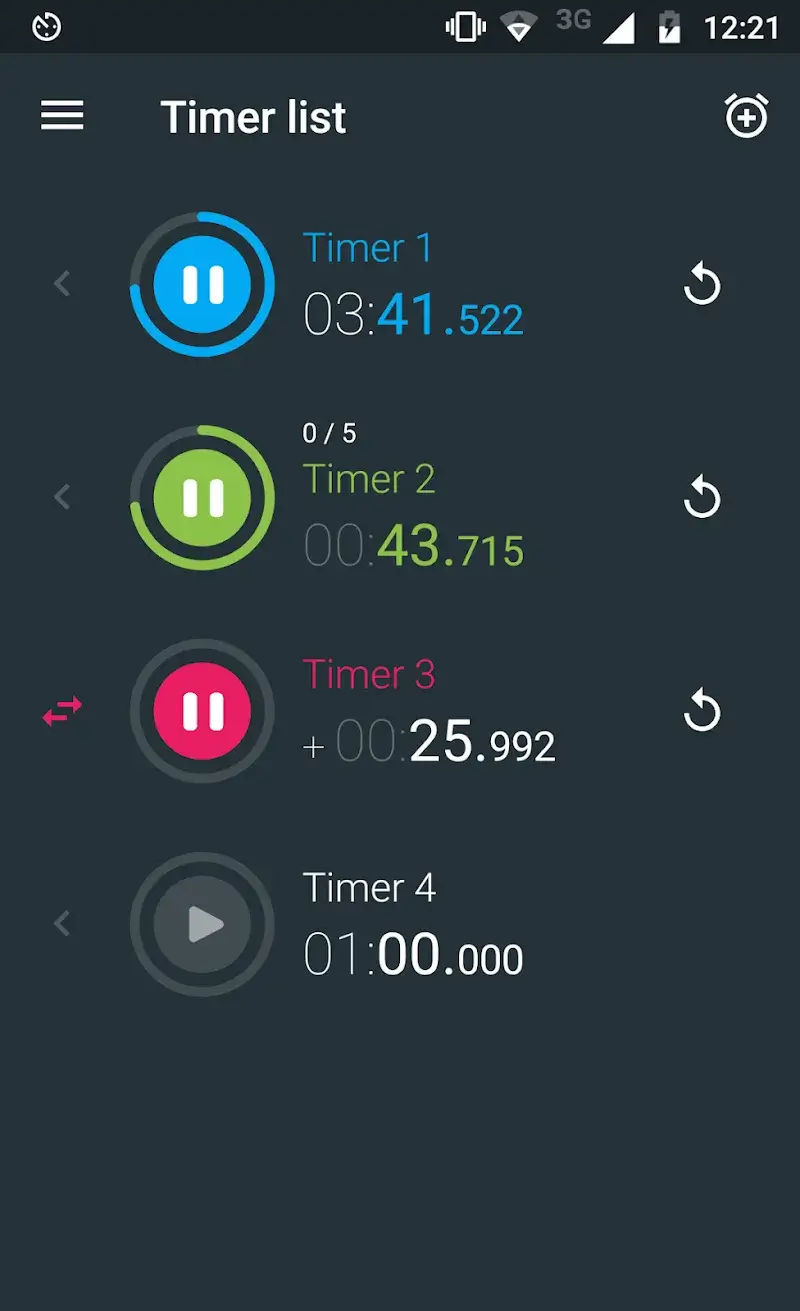 Hybrid Stopwatch and Timer Screenshot 6