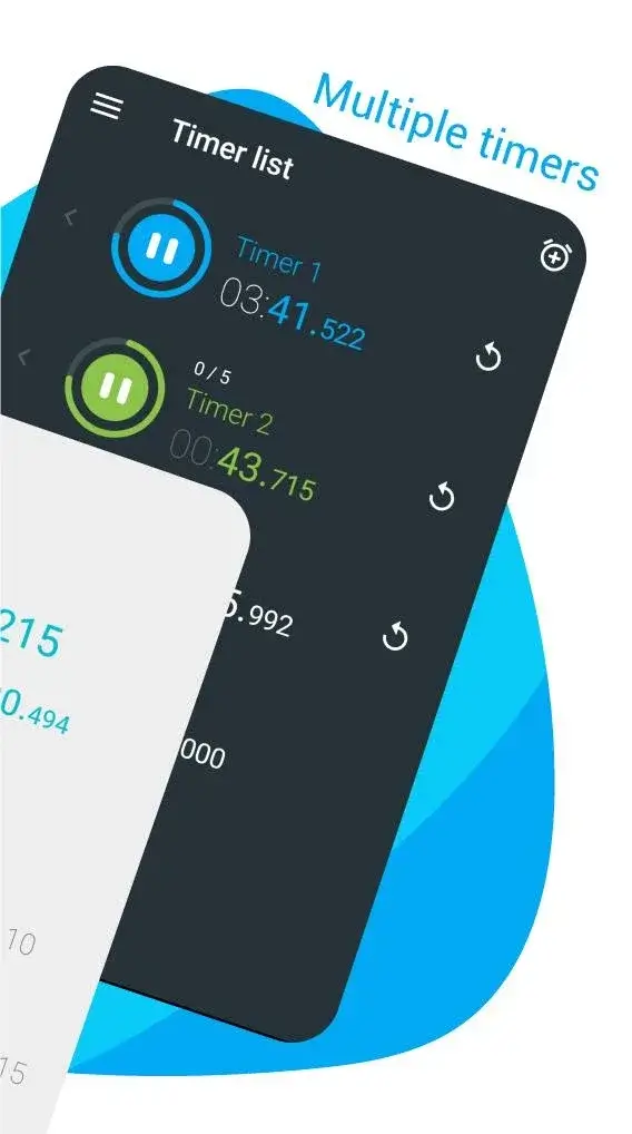 Hybrid Stopwatch and Timer Screenshot 2