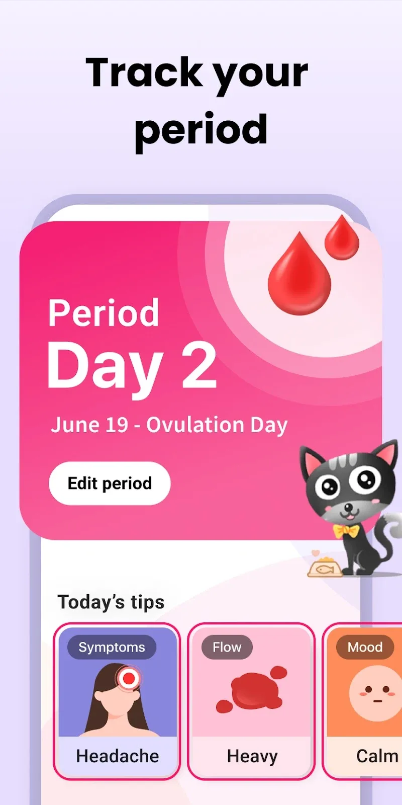Period Calendar Period Tracker screenshot 2