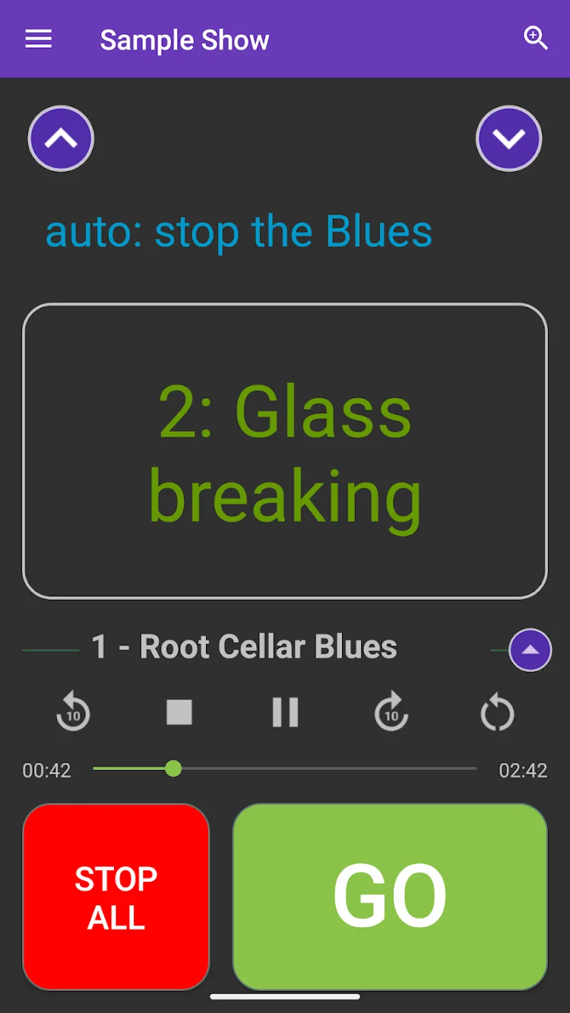 Tangkapan layar Audio Cues 3