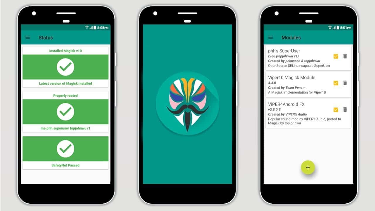Tangkapan Layar Magisk 1