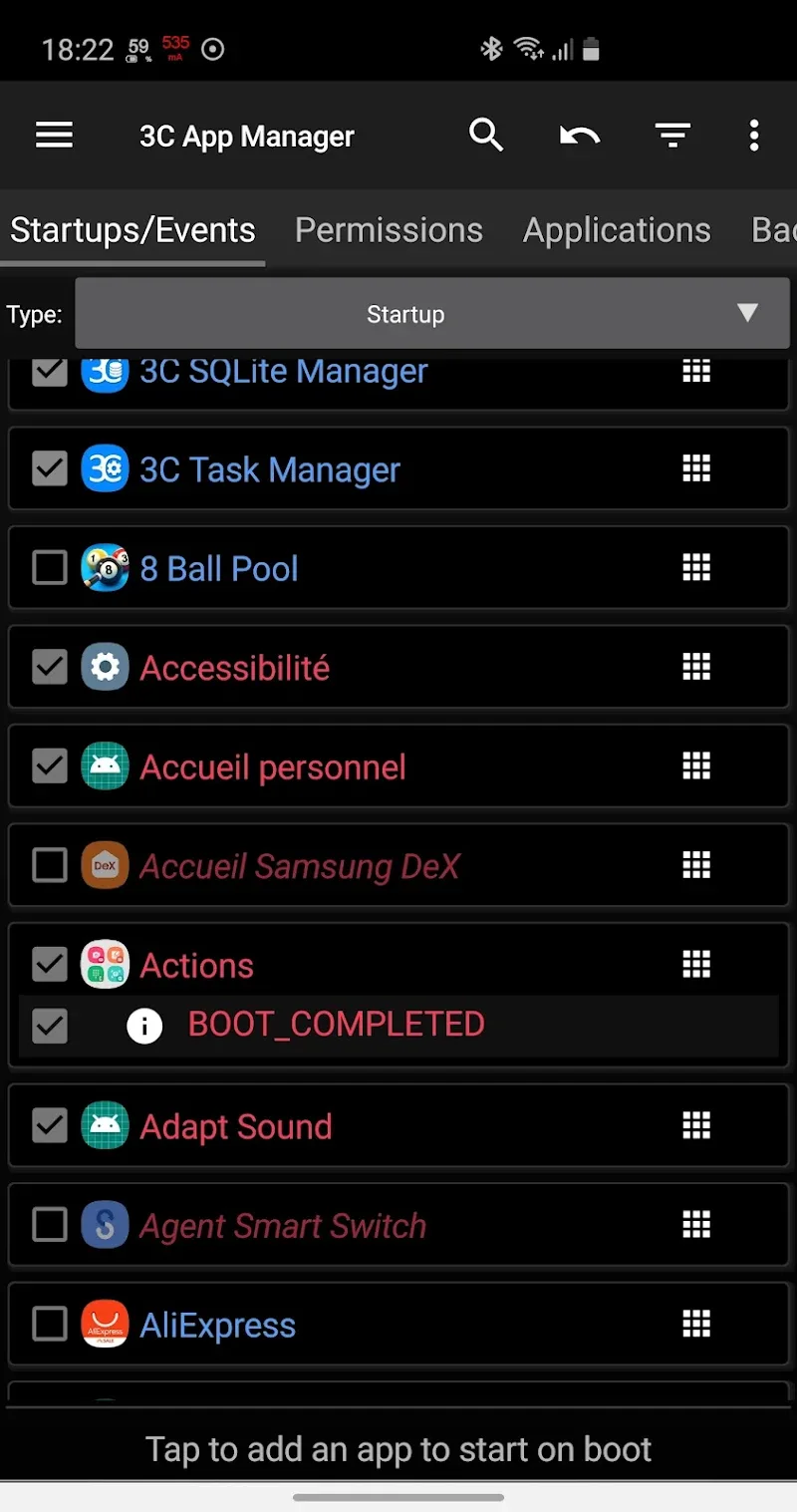 Capture d'écran 5 de 3C App Manager
