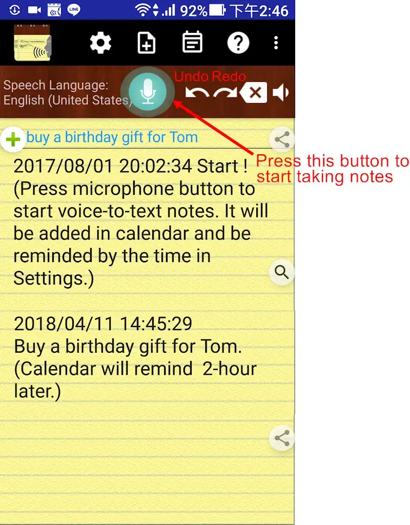 Voice Notes screenshot 1