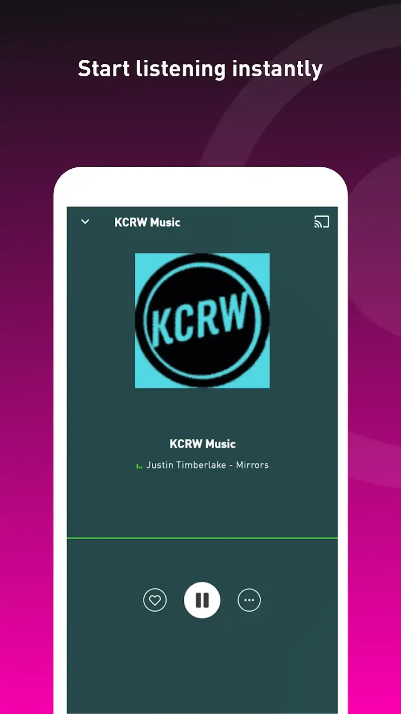 ภาพหน้าจอ radio.net PRIME 4