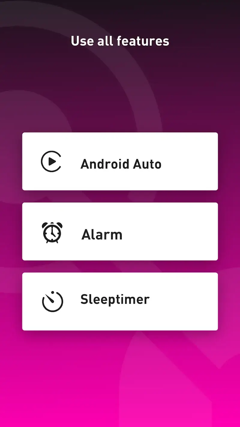 ภาพหน้าจอ radio.net PRIME 5