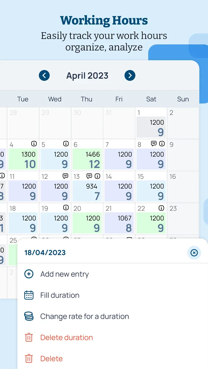 WorkSheet screenshot 2