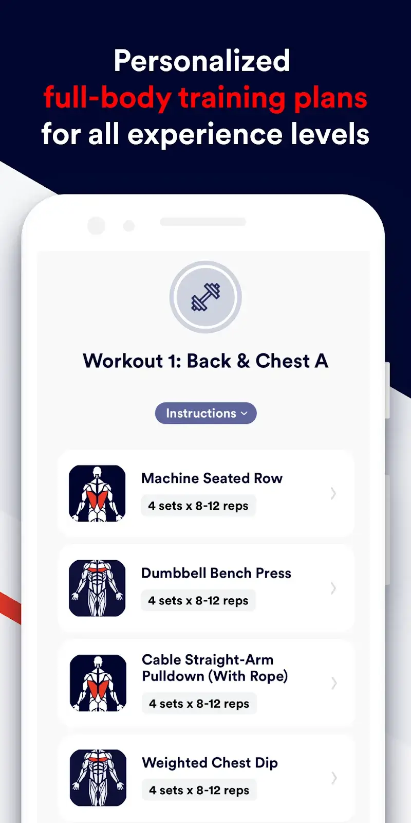 Caliber Strength Training app screenshot 3