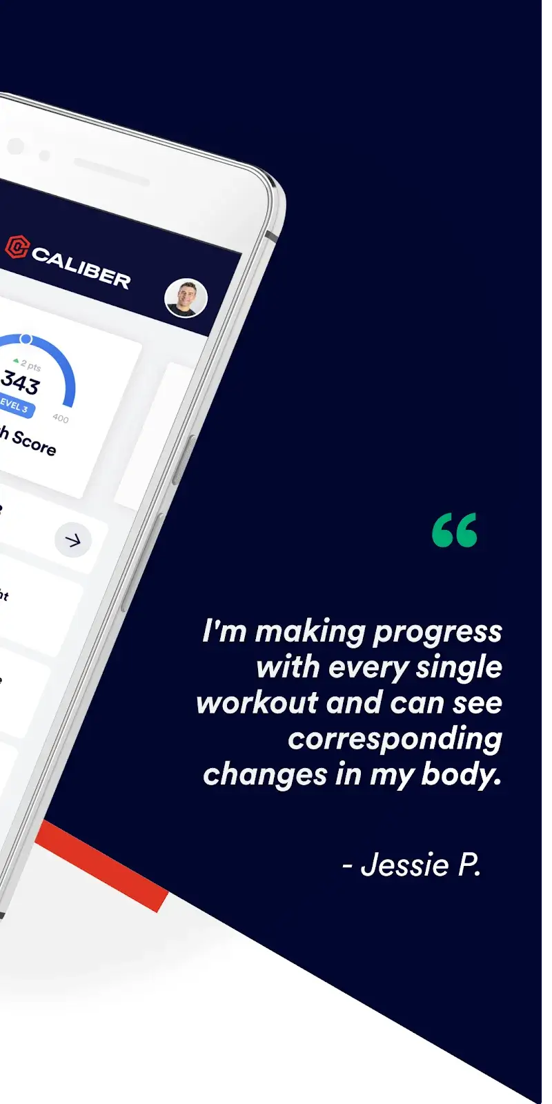 Caliber Strength Training app screenshot 2