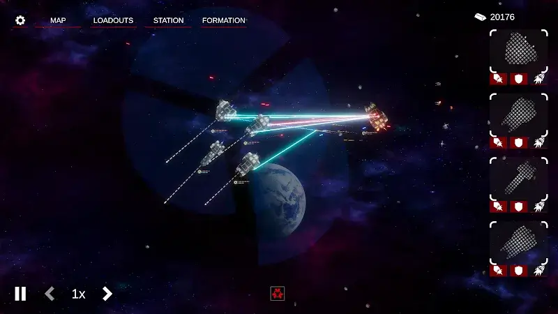 Capture d'écran du gameplay de Space Menace 2 6