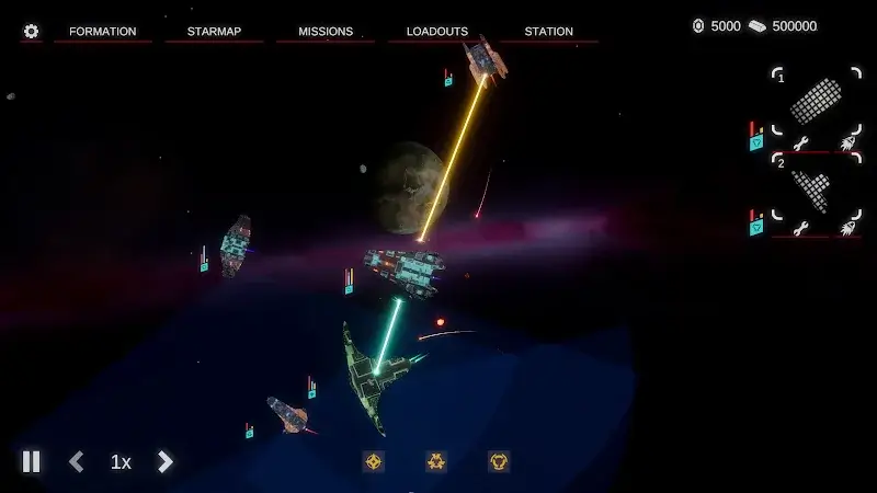 Capture d'écran du gameplay de Space Menace 2 2
