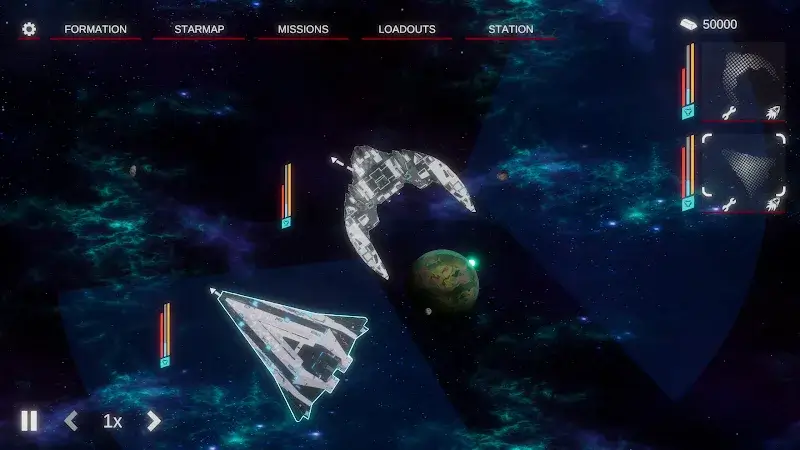 Capture d'écran du gameplay de Space Menace 2 1