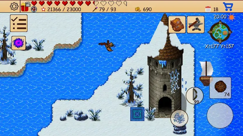 ภาพหน้าจอ Survival RPG 5: Pirate Adventure 6