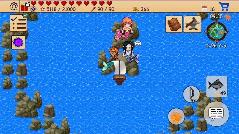 ภาพหน้าจอ Survival RPG 5: Pirate Adventure 1
