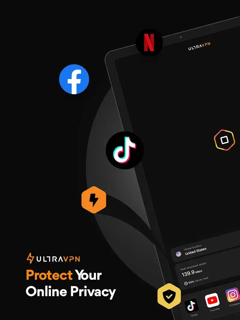 Tangkapan layar UltraVPN (Hexatech) 6