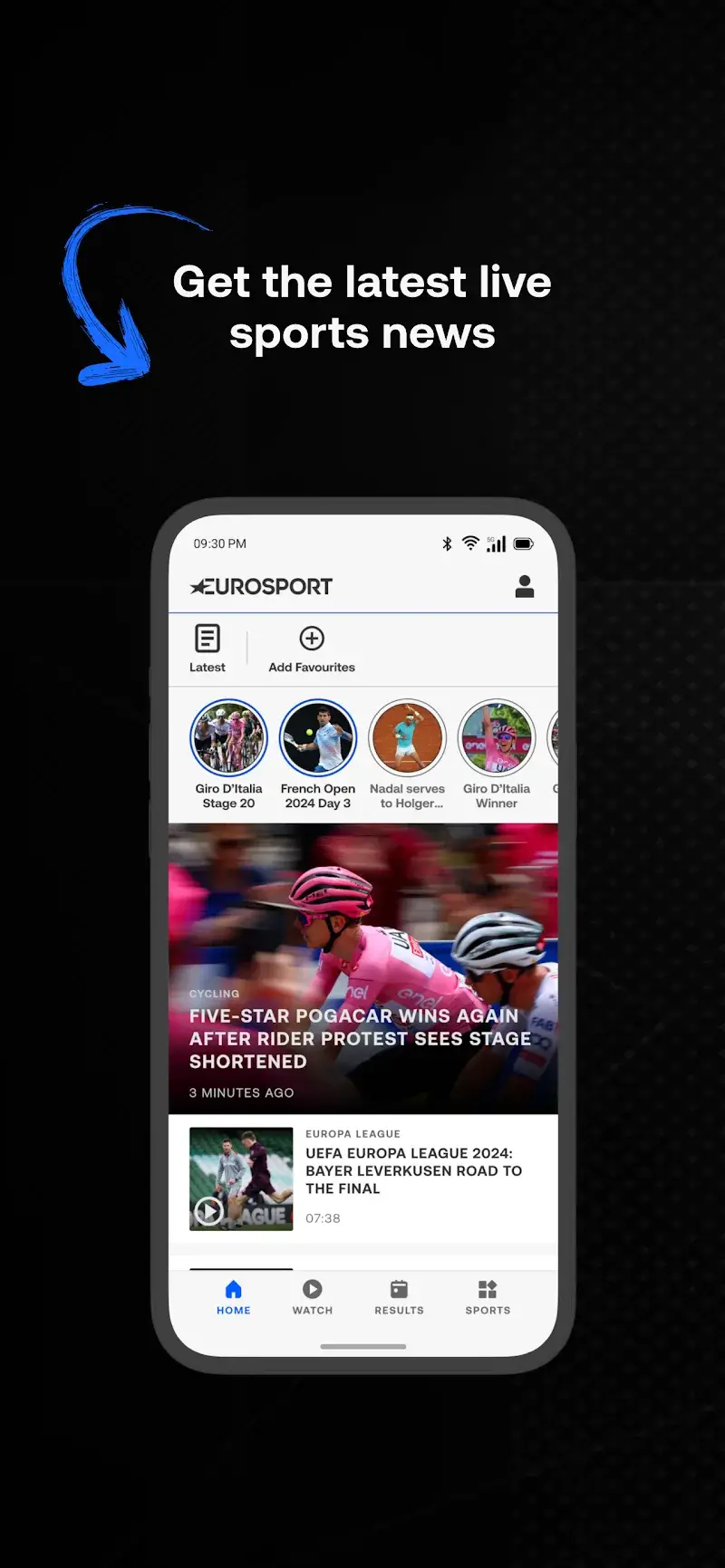 Eurosport: News & Results screenshot 2