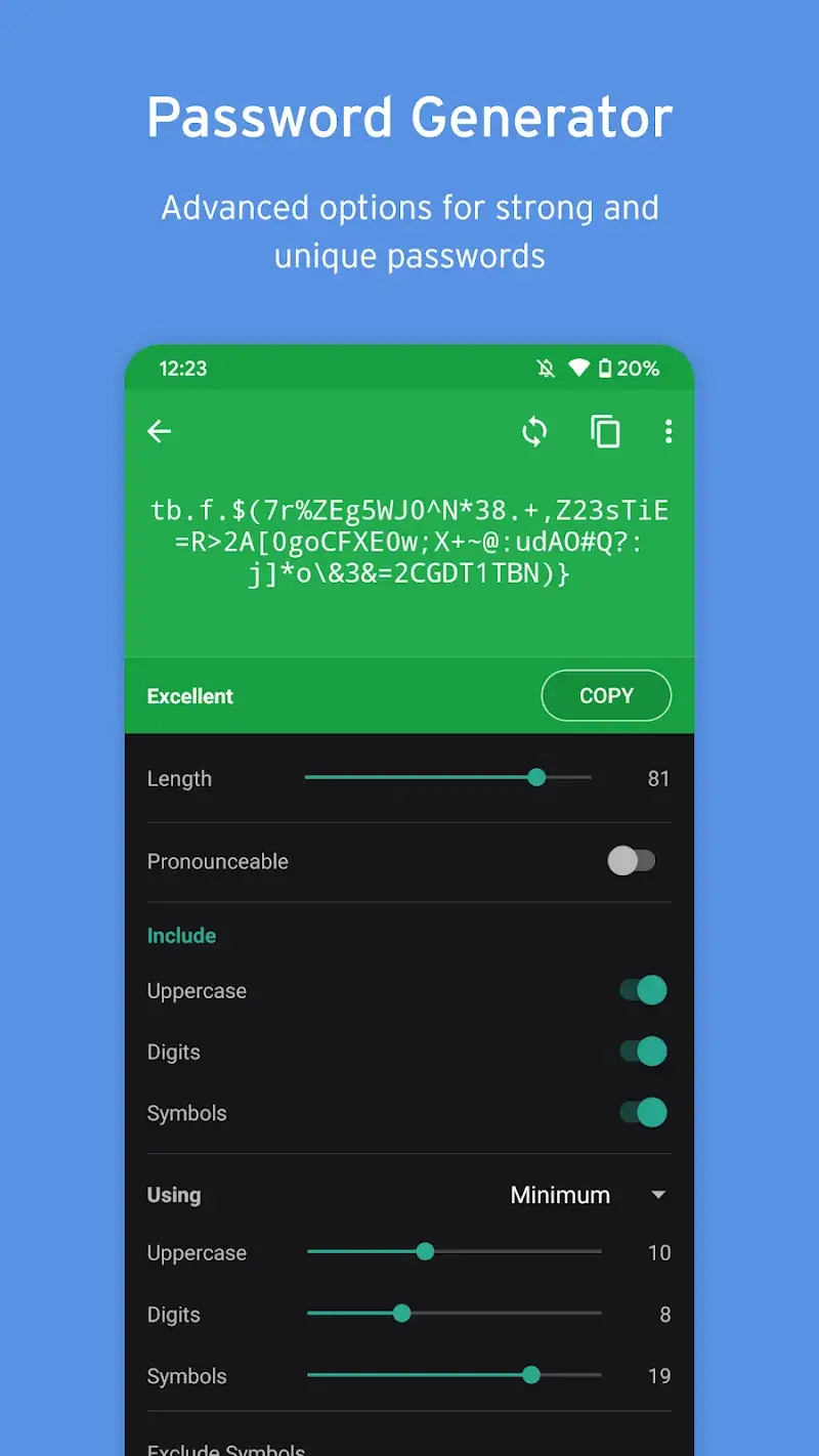 Captura de tela 4 do Enpass Password Manager