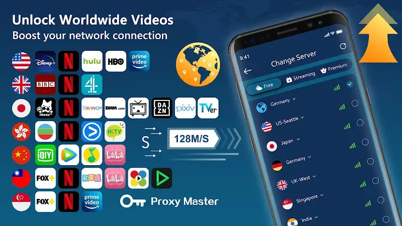 Tangkapan layar Super VPN Proxy - Proxy Master 1
