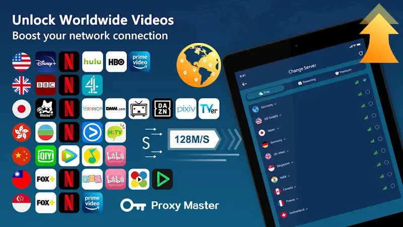 Tangkapan layar Super VPN Proxy - Proxy Master 5