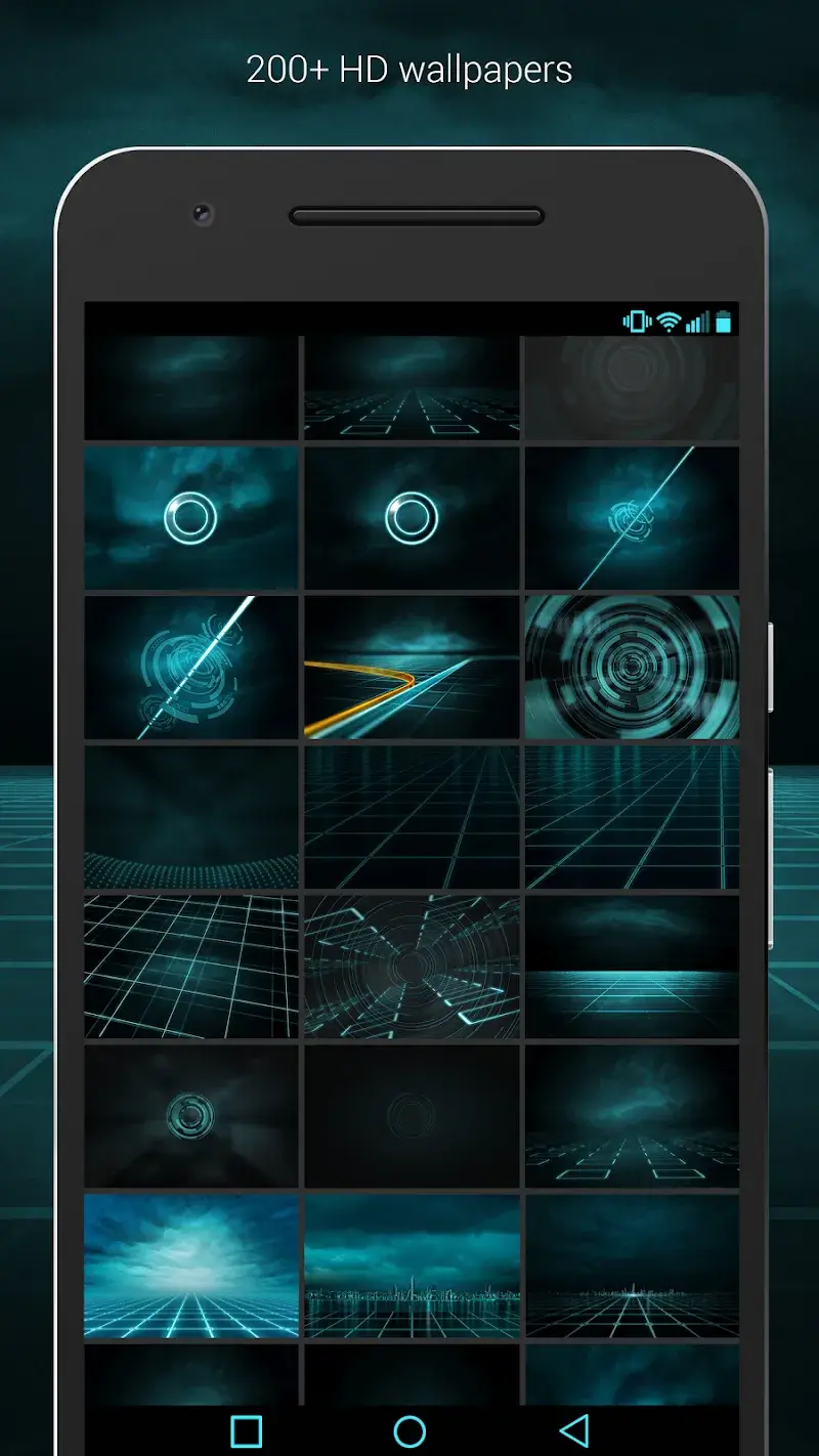 Captura de pantalla 3 de The Grid Pro - Icon Pack