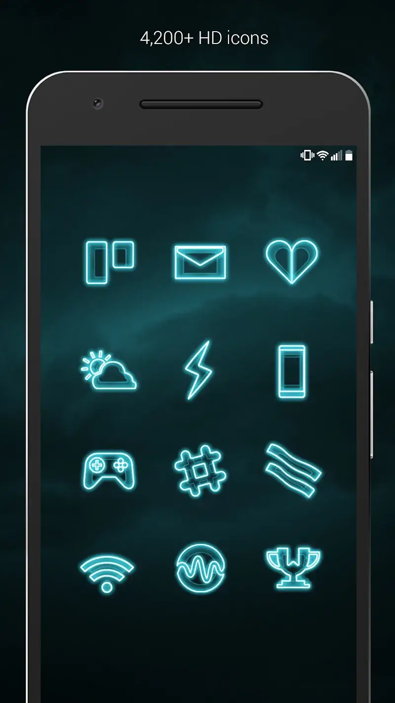 Captura de pantalla 1 de The Grid Pro - Icon Pack