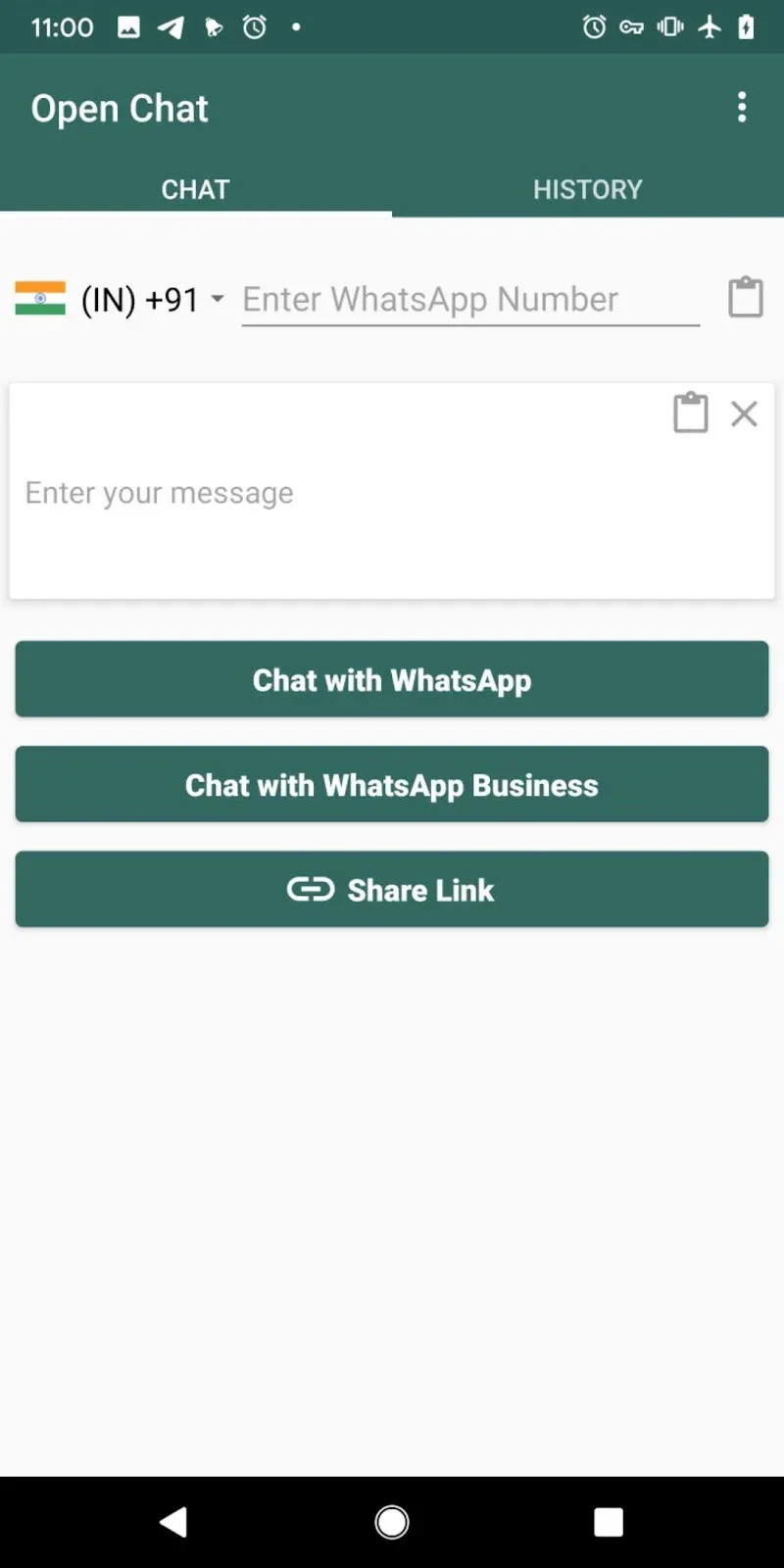 Captura de pantalla de la interfaz de chat 1
