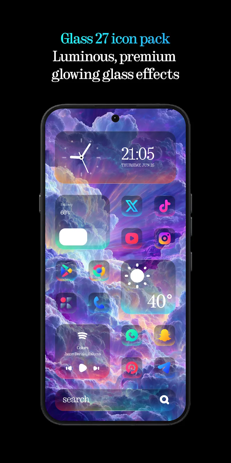 Screenshot Glass 27 Icons 1
