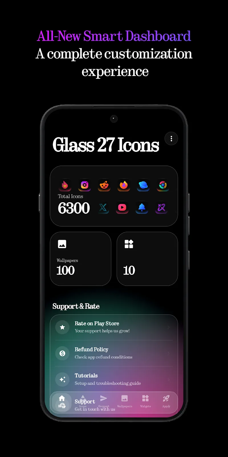 Screenshot Glass 27 Icons 3