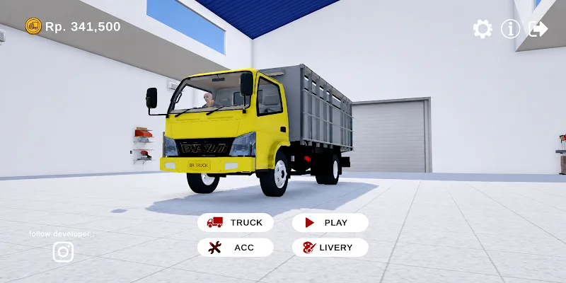 BR Truck Simulator Indonesia – Capture d'écran 1