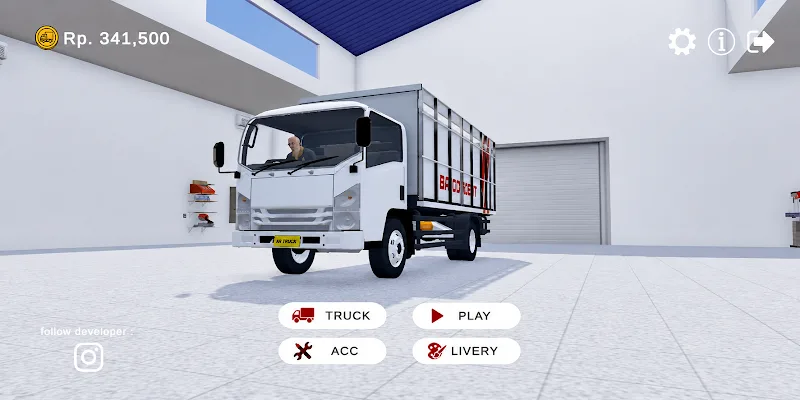 BR Truck Simulator Indonesia – Capture d'écran 2