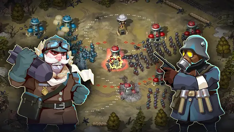 Bunker Wars: WW1 RTS screenshot 2