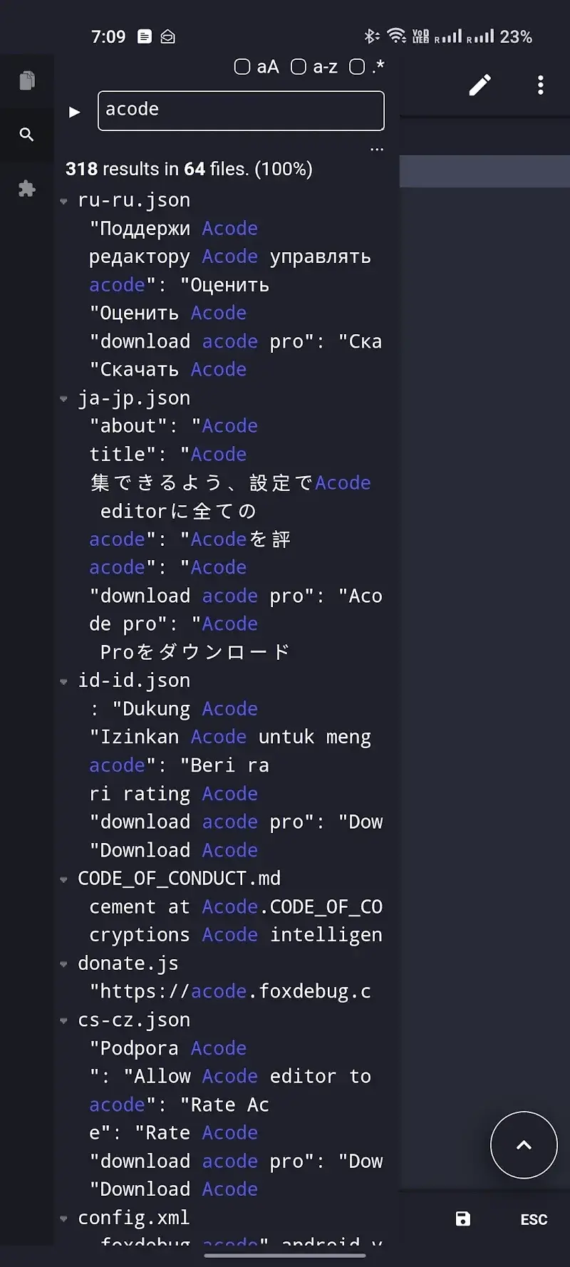 Acode - Code Editor App Screenshot 6