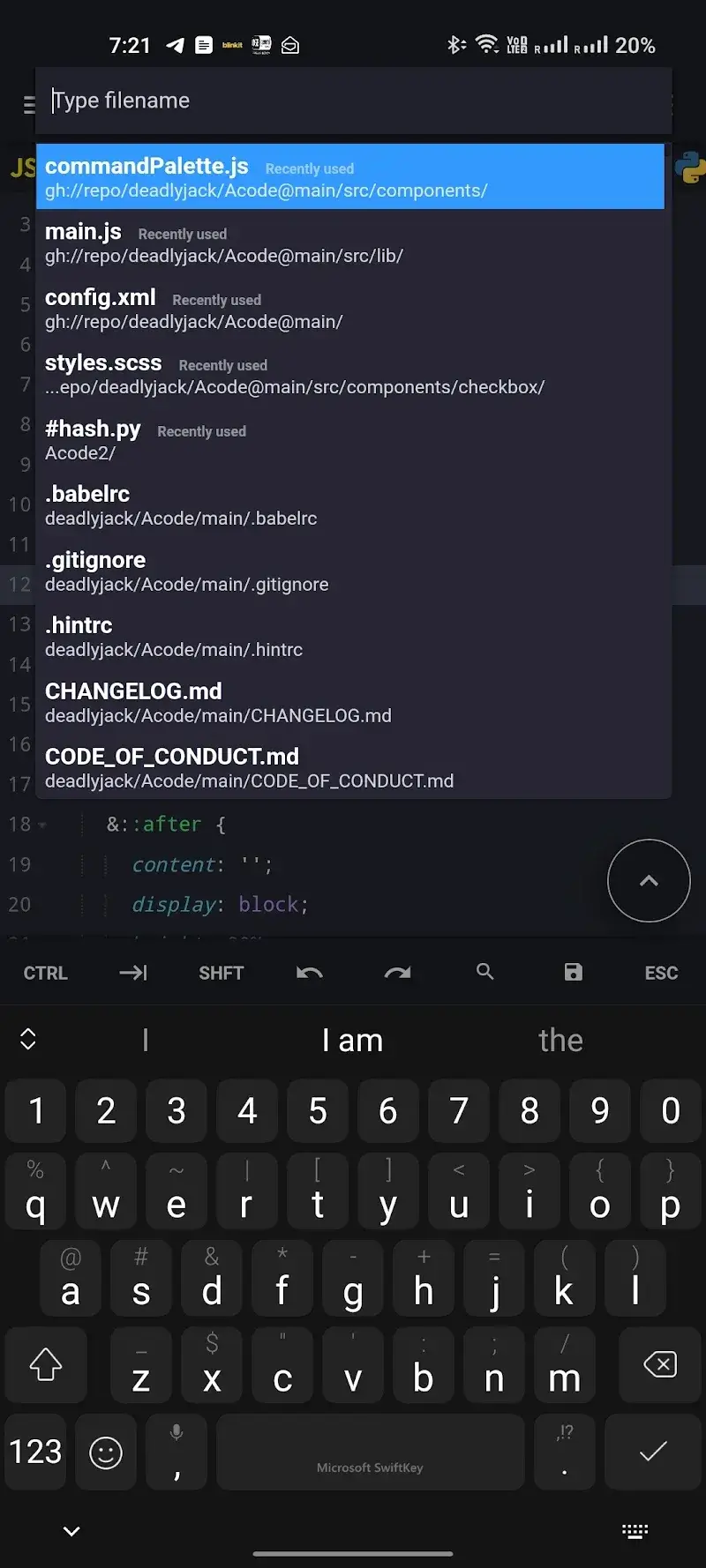 Acode - Code Editor App Screenshot 1