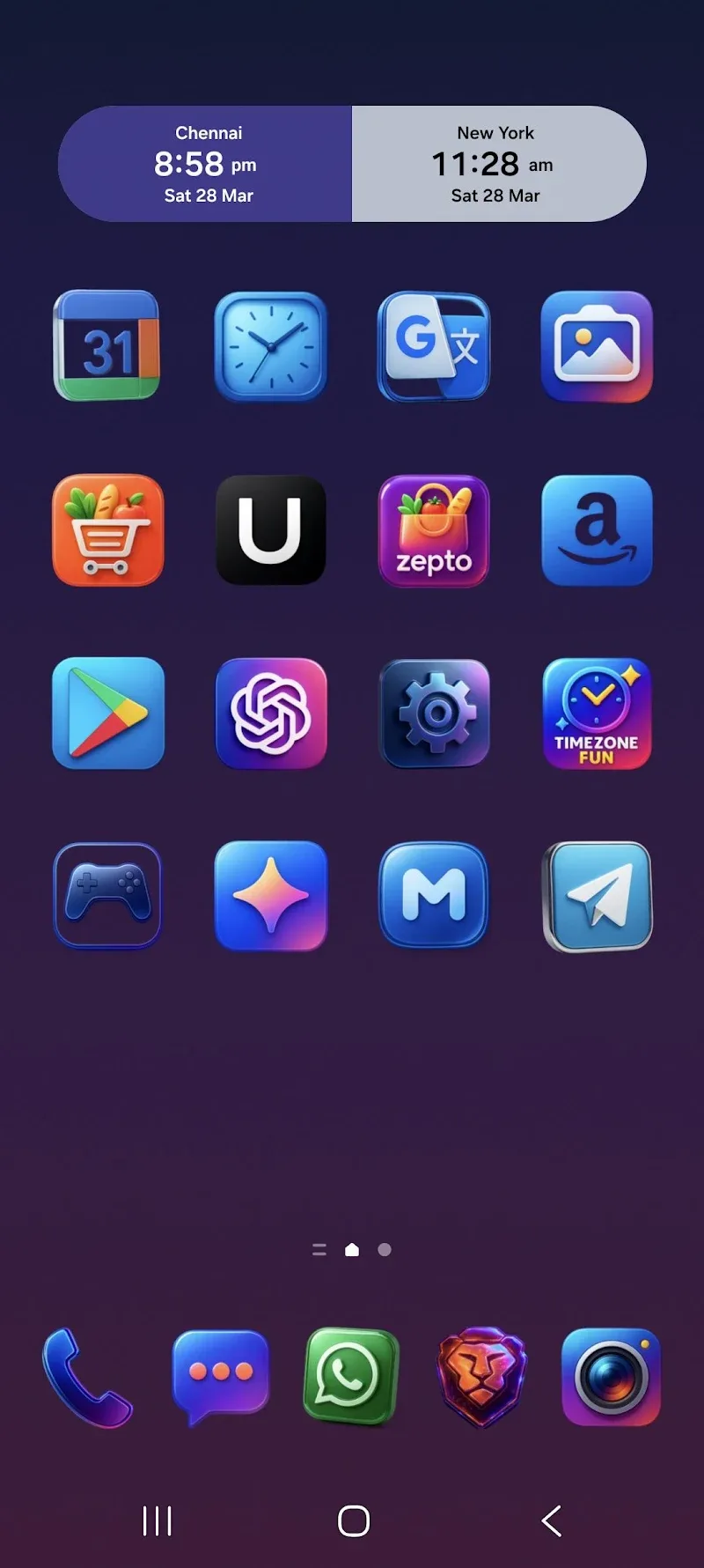 Glossy Glow Icon Pack 스크린샷 2