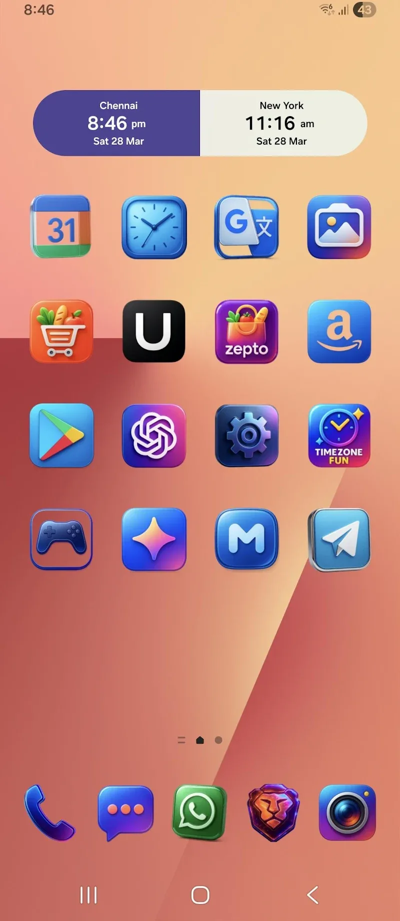 Glossy Glow Icon Pack 스크린샷 3