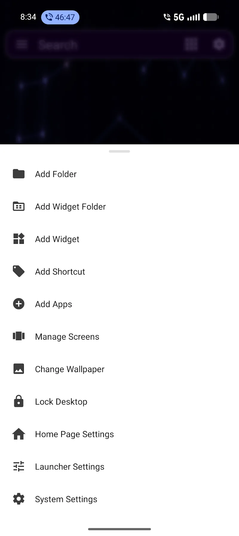 Second Visual Preview of Lucid Launcher 2