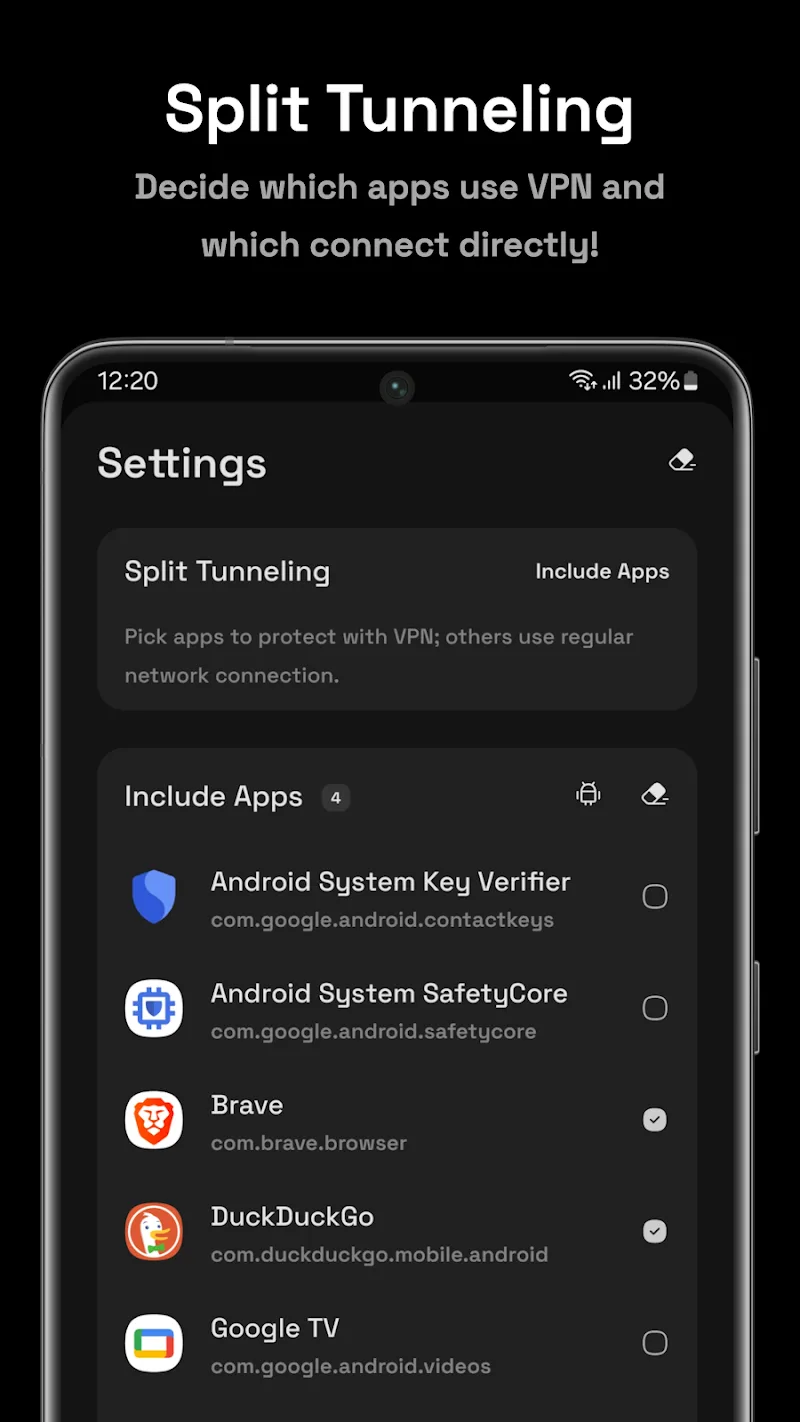 Tangkap Layar Ninja VPN 4