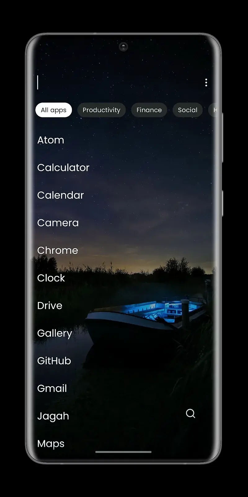 Tangkapan layar Pro Launcher 3