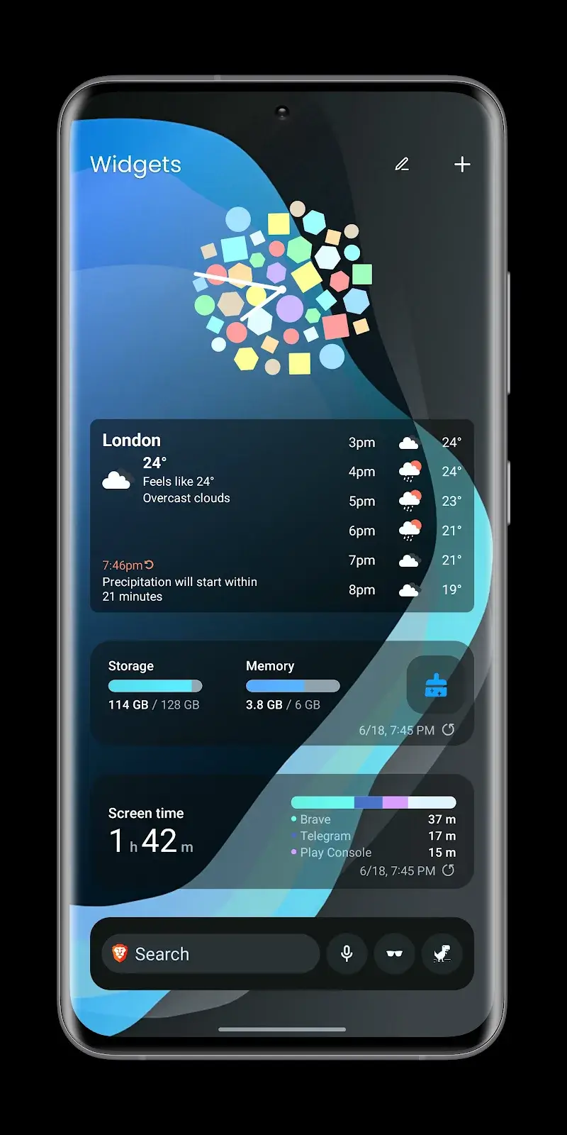 Tangkapan layar Pro Launcher 2
