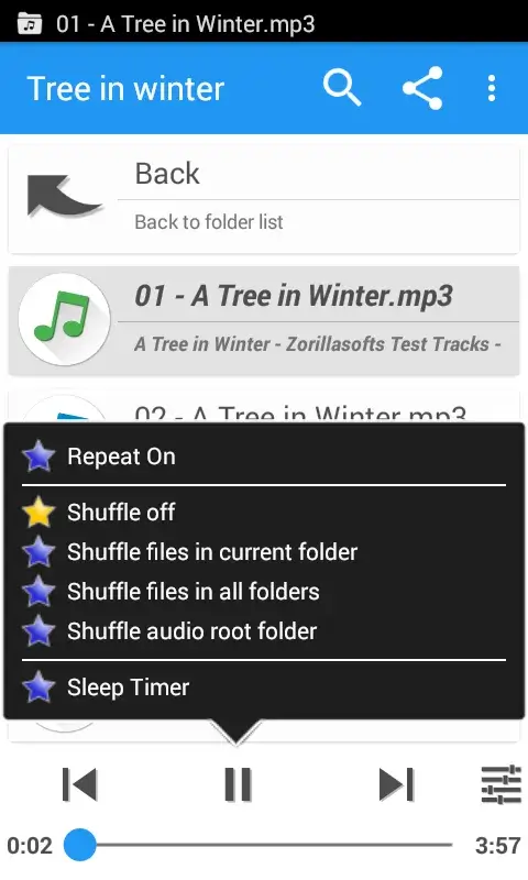 Music Folder Player Full Screenshot 2